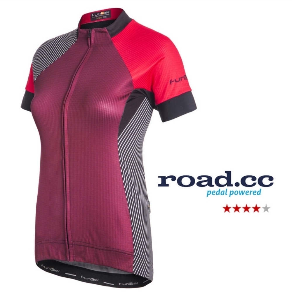 Funkier Bike Riding Shirt Rieti Merlot Workout